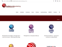 Tablet Screenshot of madiamundomarketing.com.br